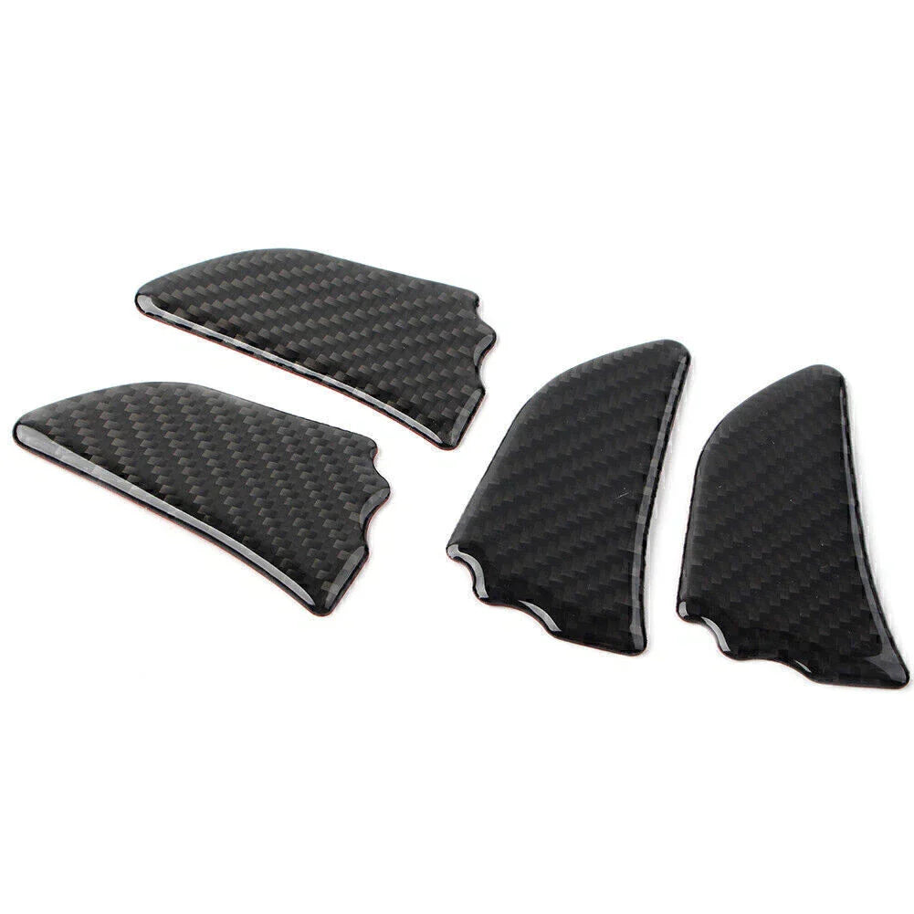 4 x Carbon Fiber Interior Door Bowl Cover Trim for Subaru Forester (2013-2018)