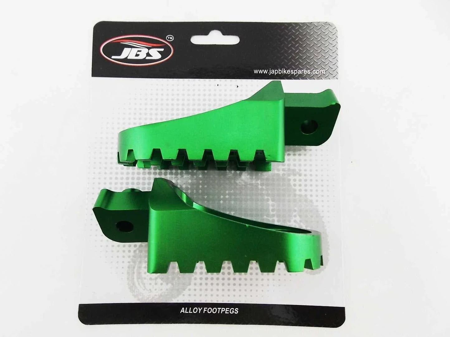 CNC Billet Alloy Foot Pegs for Honda Z50 (1980-1999) -  Green Footrests