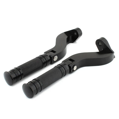 Rear Passenger Foot Pegs for Harley Touring (1993-2023) Black
