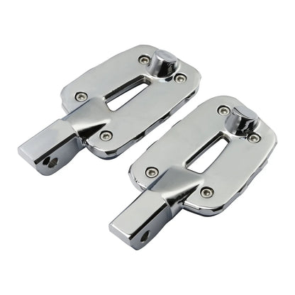 Chrome Passenger Footpegs for Harley Street Fat Bob 2018-2025