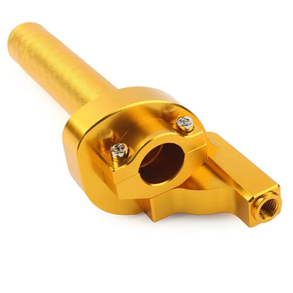 CNC 7/8'' Motor Handlebar Twist Throttle Grip for Universal Gold