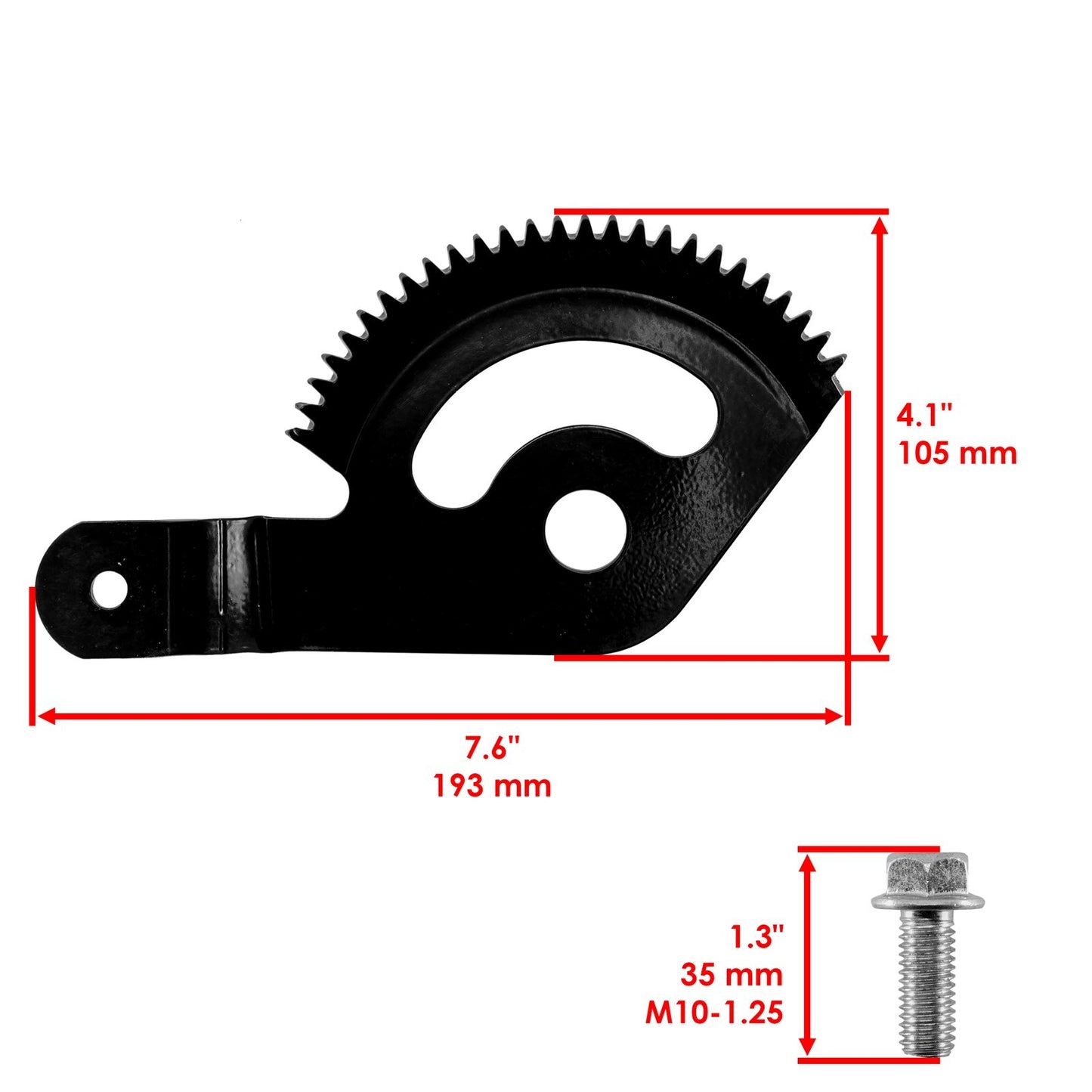 Caltric Steering Gear Replacement for Snapper ERPX17538RDF (38in Deck)