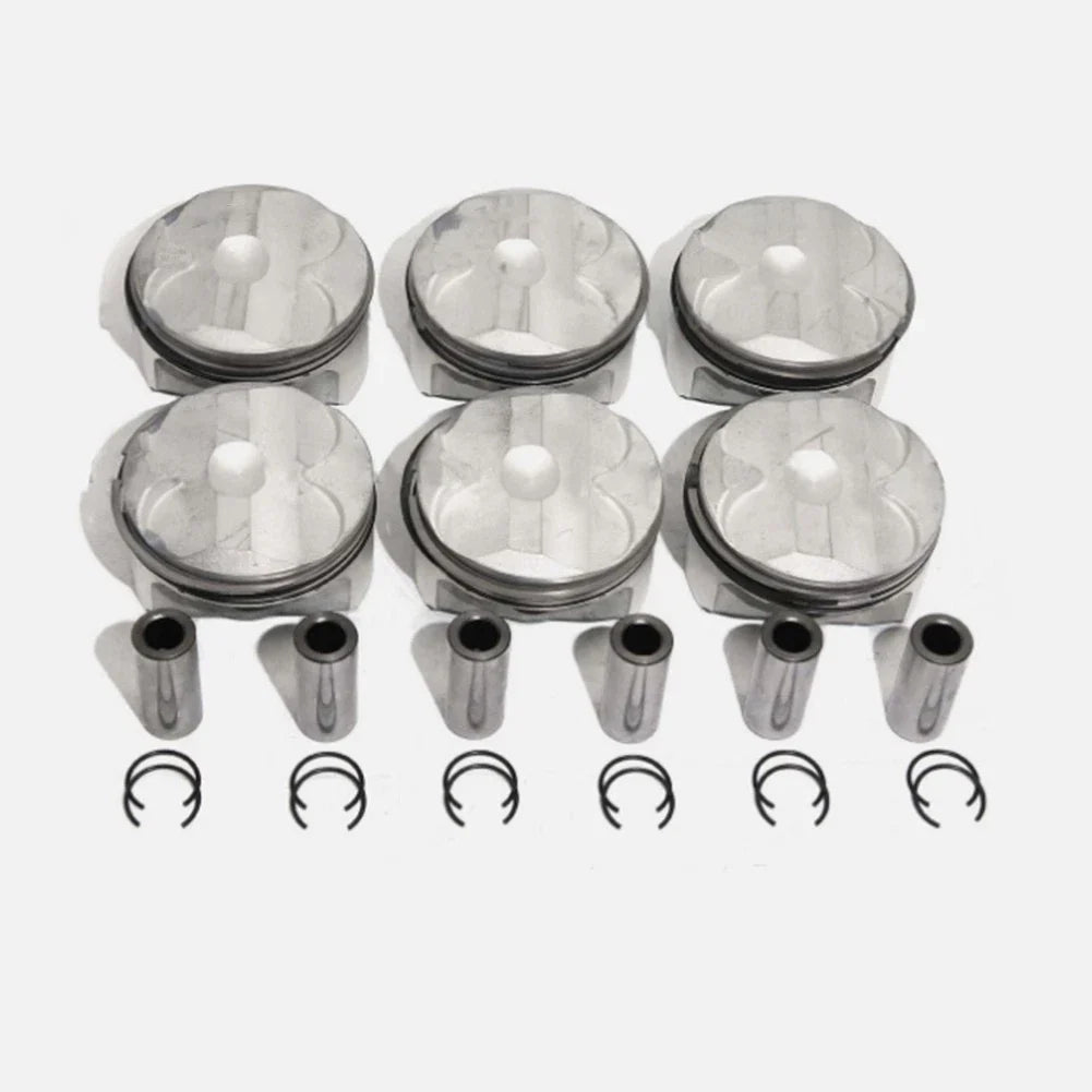 6 x Engine Pistons Rings Set for BMW E60 E90 E92 E93 323i 525i X3 Z4 (2006-2013)