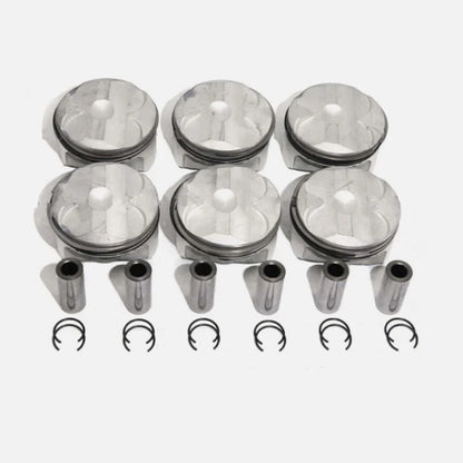 6 x Engine Pistons Rings Set for BMW E60 E90 E92 E93 323i 525i X3 Z4 (2006-2013)