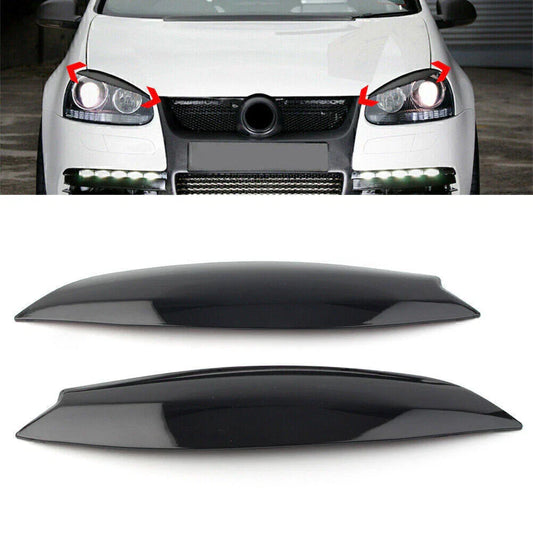 Fog Light Eyebrow Cover Trim for VW Golf 5 R32 MK5 (2005-2007)