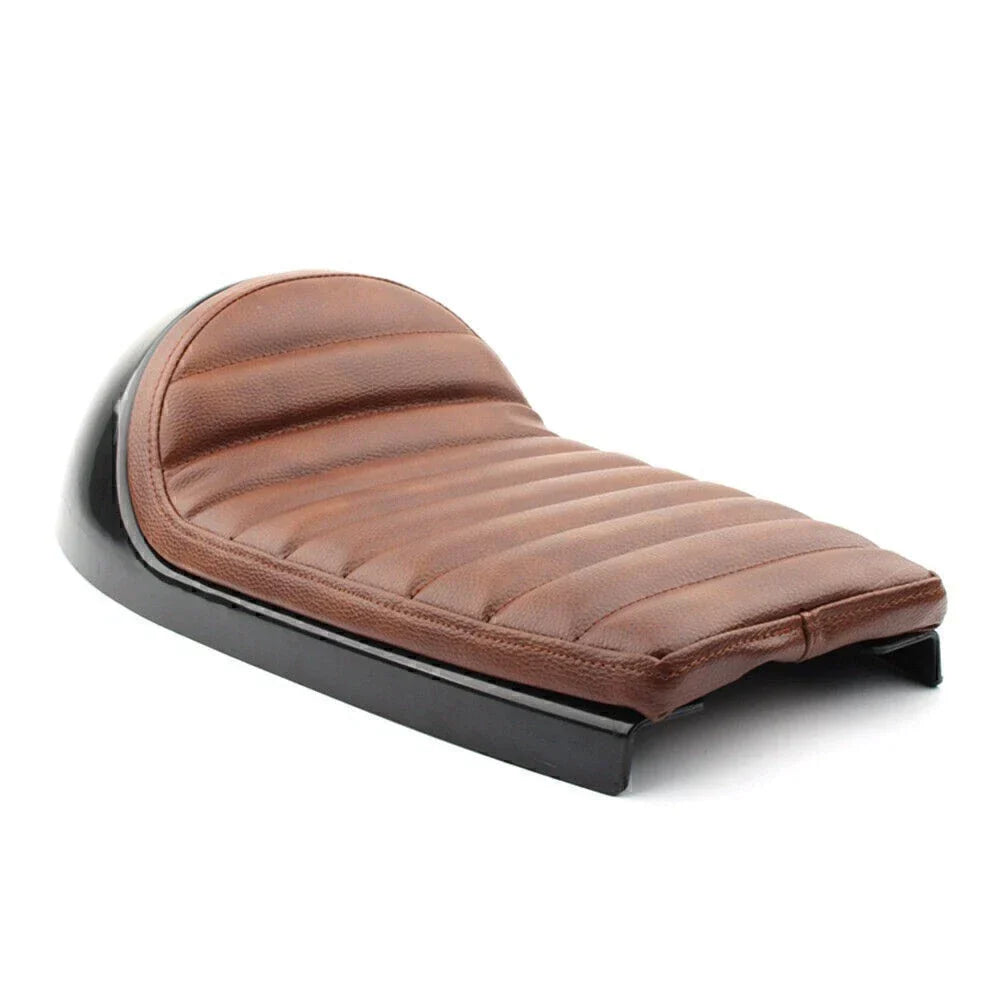 Retro Seat Pan Base Cushion for Scrambler Cafe Racer - Brown