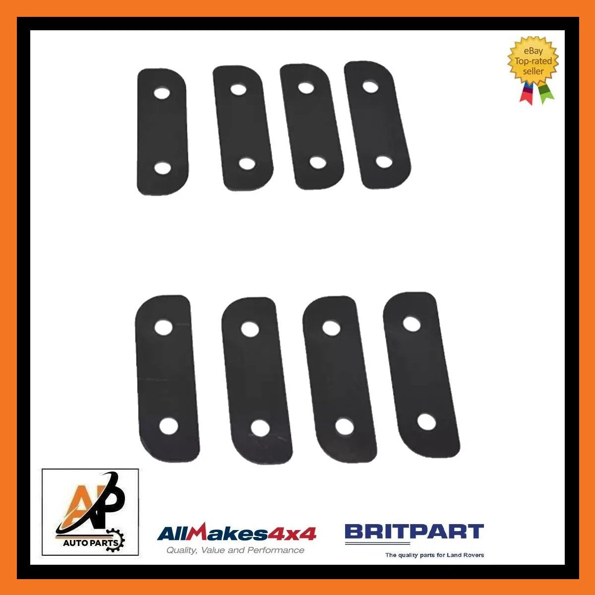 Door Hinge Shim Set (x8) Replacement for Land Rover Defender 90 (1984–1998)