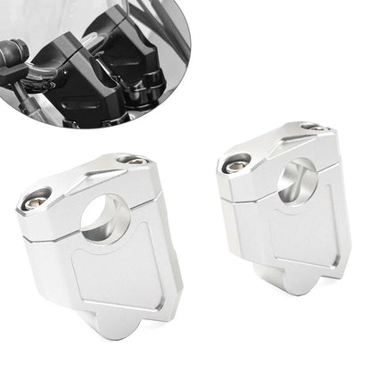 7/8" 22mm Handlebar Mount Clamp Riser for Honda Suzuki Kawasaki