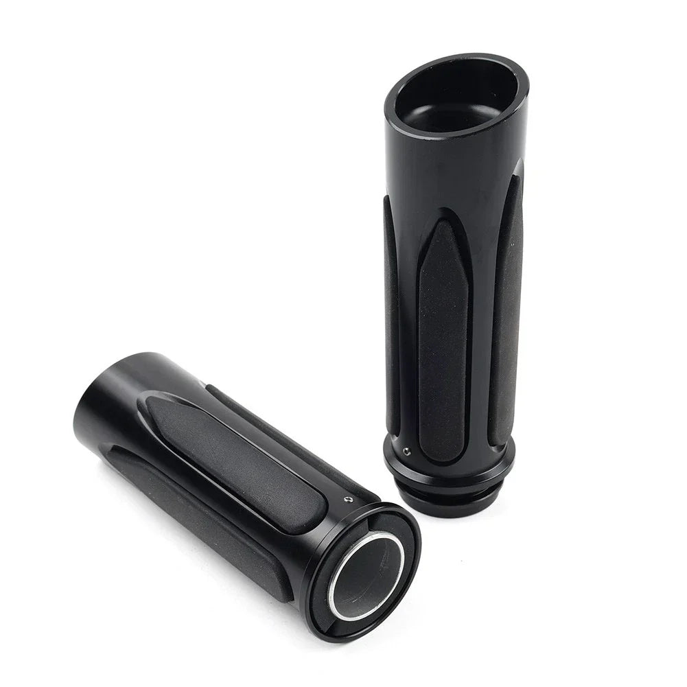 1" Hand Grips Electronic Throttle for Harley Softail Road Street Electra Glide