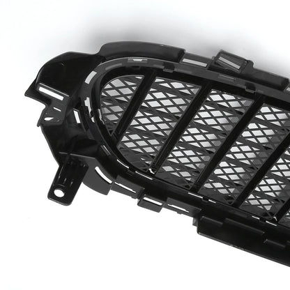 Front Upper Bumper Grille for Mercedes E200 AMG Body Styling Black (2017-2023)