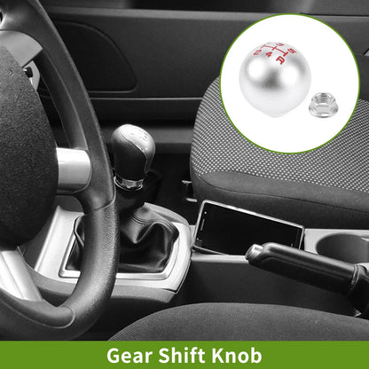 5 Speed Gear Shift Knob for Honda Accord (1990-1997) - Aluminum Alloy Silver Tone