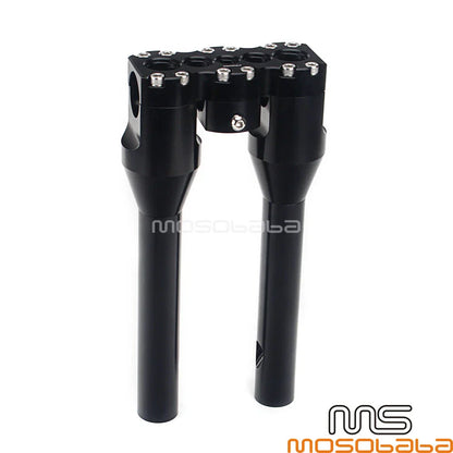 10" Upright Handlebar Riser for Harley Dyna Softail Sportster XL 883/1200 (2004-2023)