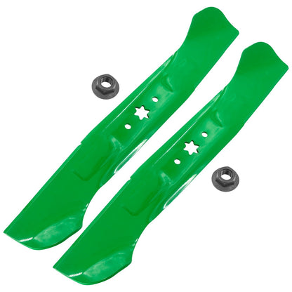 Deck Blades Set with Nuts for Cub Cadet LTX1045 LTX1046 (2012–2020)