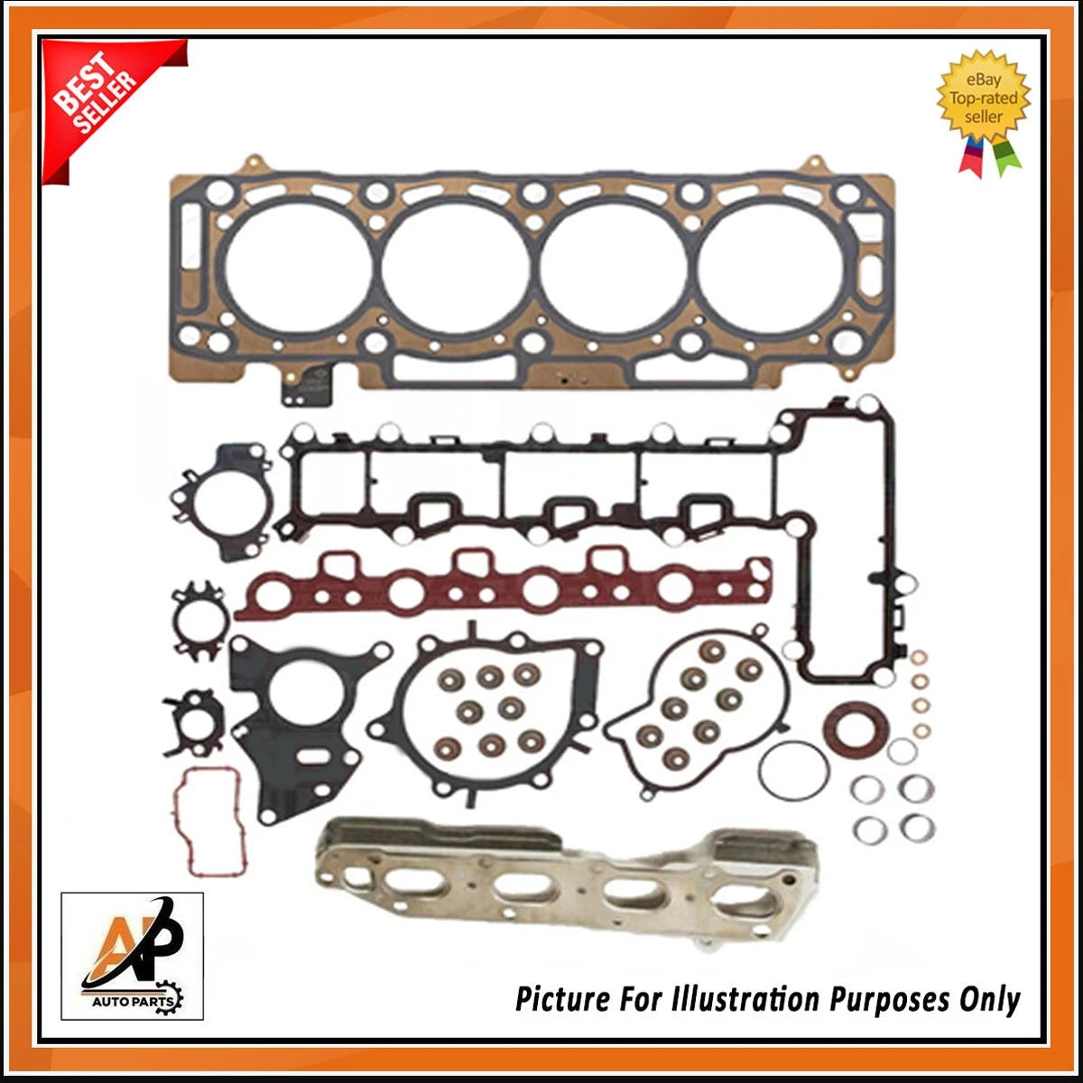 Head Gasket Cam Chain Kit for Citroen Dispatch 2.0 2.2D (2000–2016)