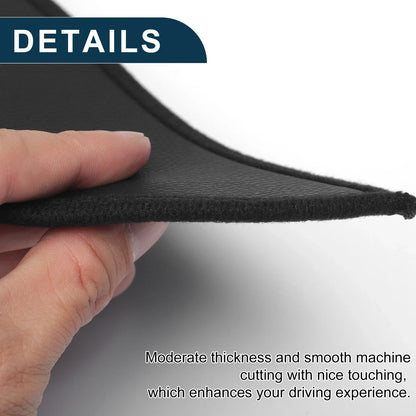 Car Door Anti Kick Pad Sticker Protector for Honda Fit (2014-2019) Black 1 Set