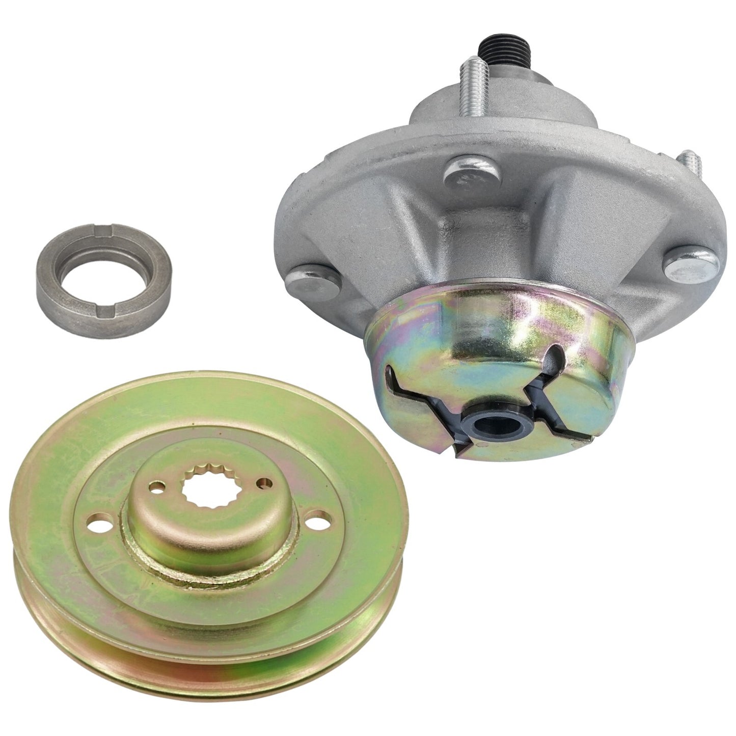 Caltric Spindle Assembly with Pulley for John Deere Z425 Z435 Z445 (2014–2019)