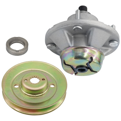 Caltric Spindle Assembly with Pulley for John Deere Z425 Z435 Z445 (2014–2019)