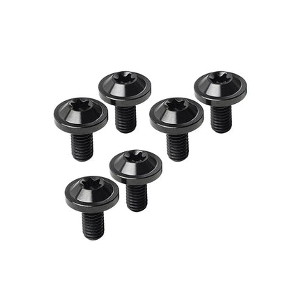 6 x Black Titanium M6x15mm Torx Head Bolts for Bike Motorcycle