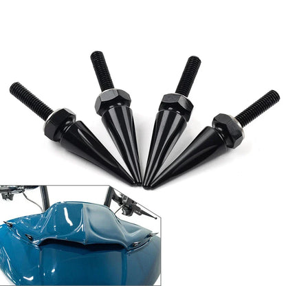 Spike Bolts for Harley Road Glide Windshield 2015-2023 Aluminum Black