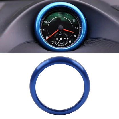 Stopwatch Compass Clock Cover Ring for Porsche 911 718 Boxster Cayenne Macan (2017-2023)