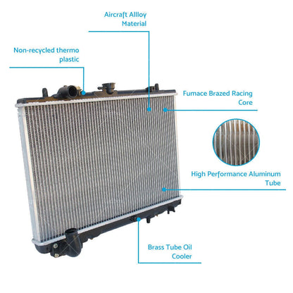 26mm Radiator for Mitsubishi Triton V6 3.0 Petrol (1996-2006)