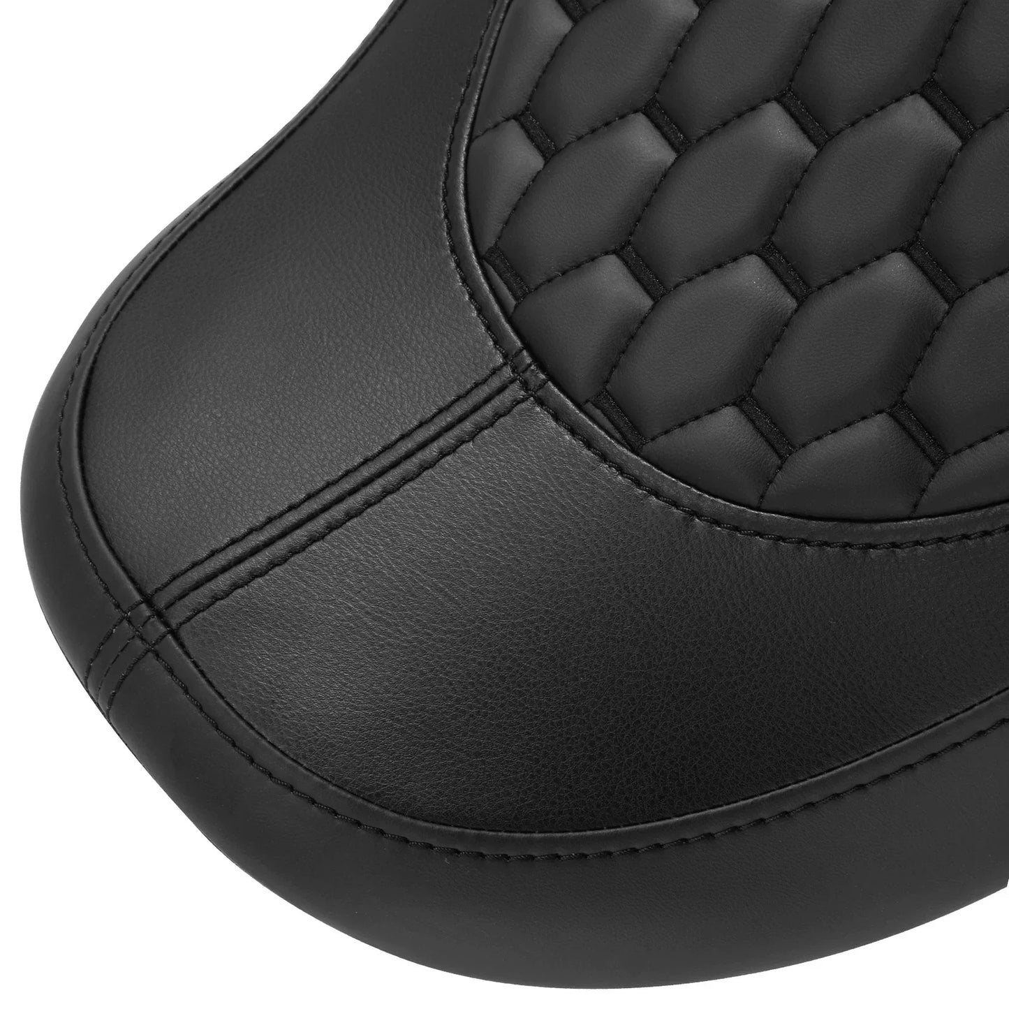 Black Driver Solo Seat for Harley Touring Road Street Glide Baggers (2008-2023)