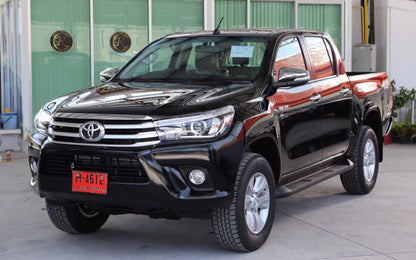 3" Slim Matte Black Fender Flares for Toyota Hilux Revo (2015-2018)