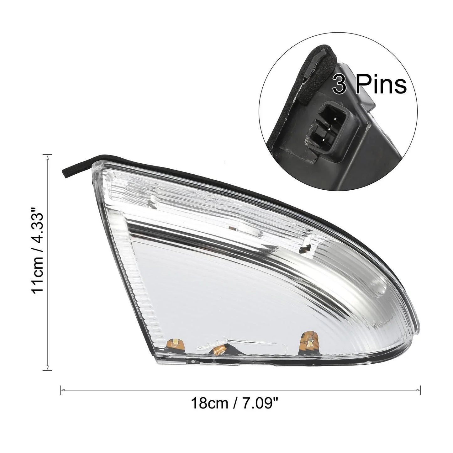 Dodge Ram 1500 2009-2013 2 x Front Mirror Turn Signal Lights