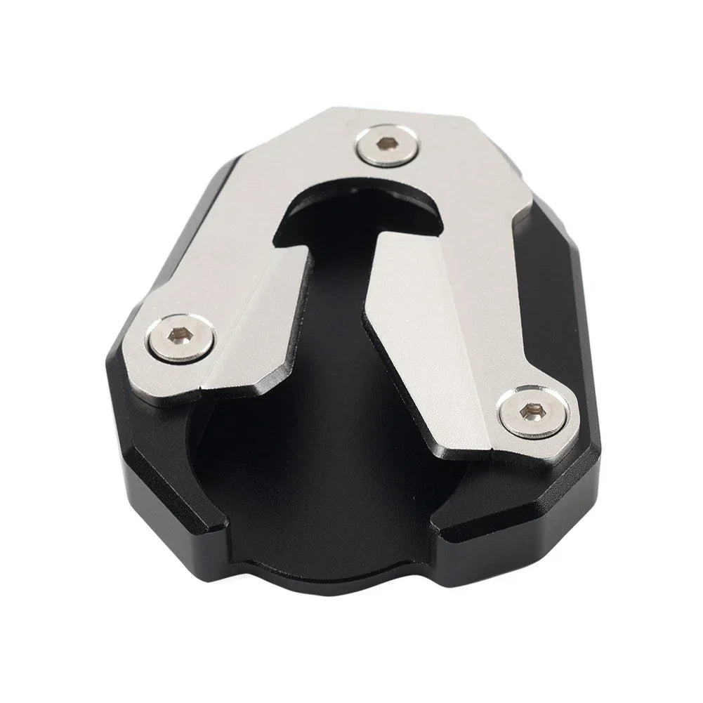 Black Foot Extension Side Stand Enlarger Plate for Tiger 900 RALLY GT (2020-2023)