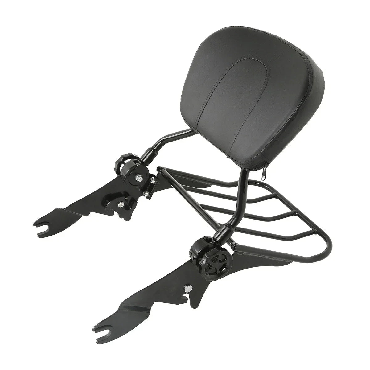Detachable Backrest Sissy Bar & Luggage Rack for Harley Touring (2009-2025)