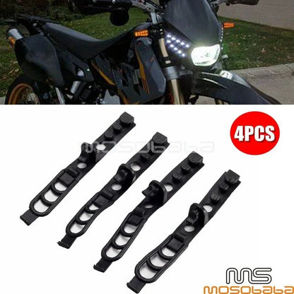 Off Road Motorcycle Headlight Fairing Rubber Straps for Dirt Bike Dual Sport