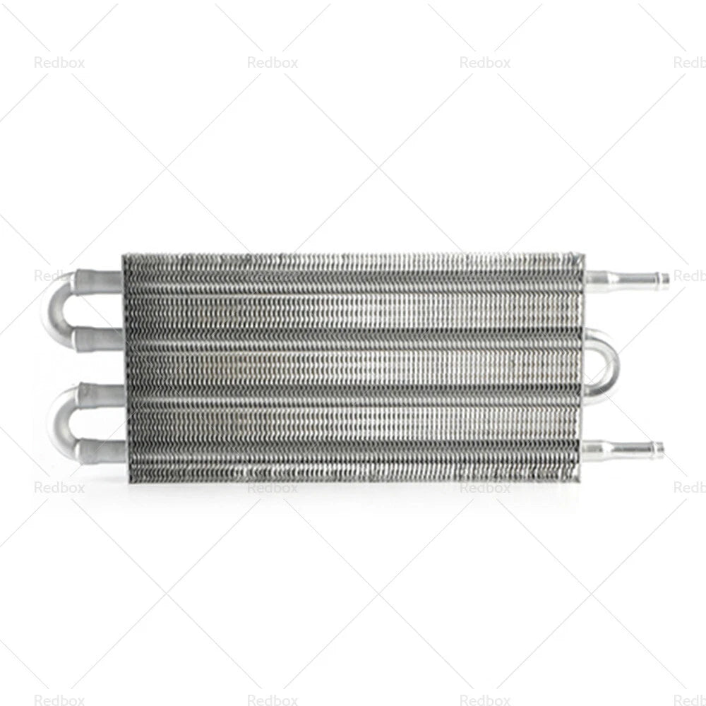 4 Row Transmission Oil Cooler Radiator + Hose Mounting Kit for Universal Cars