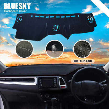 Non-slip Dash Mat for Toyota Prado 150 Series 2013-2023 Dashboard Cover Black