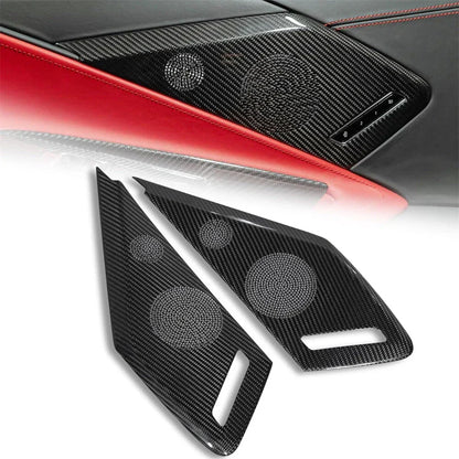 Car Door Sound Speaker Cover Trim for C8 Corvette Convertible (2020-2023)