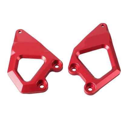 Red Foot Pegs Protector Heel Guard Plate for BMW R1200GS (2013-2018)