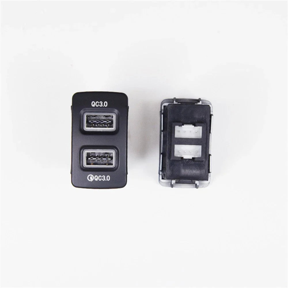 18W Dual-USB QC3.0 Fast Car Charger for Honda Acura Civic (2016-2023)