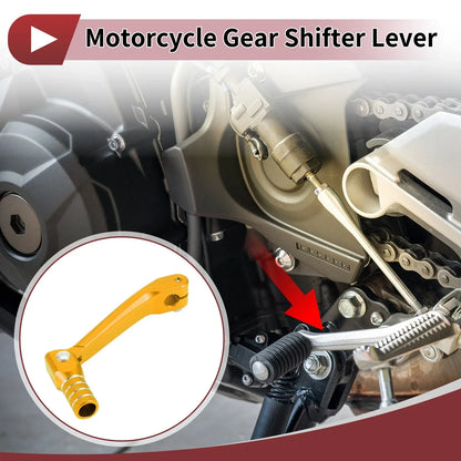 Folding Motorcycle Gear Shifter Lever for Honda CRF150F (2003-2017) Gold Tone
