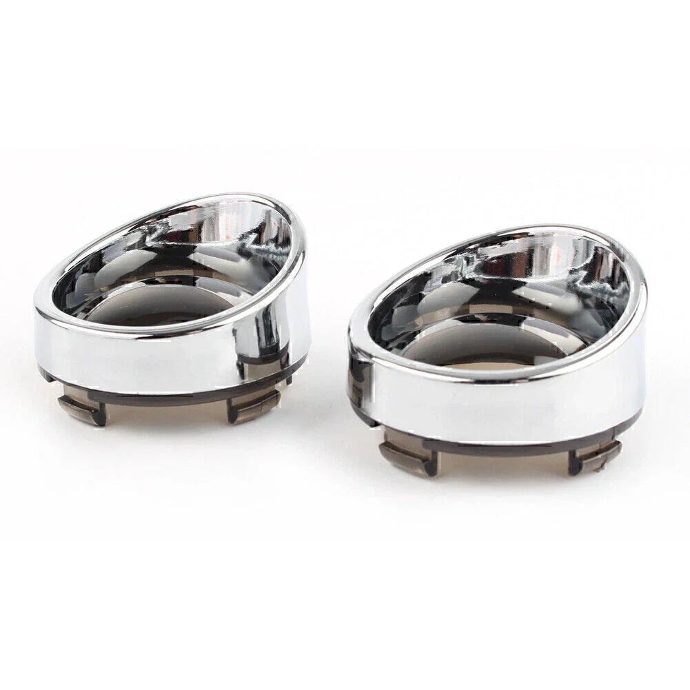 Turn Signal Light Lens Covers for Harley Touring Glide Road King (2014-2023)