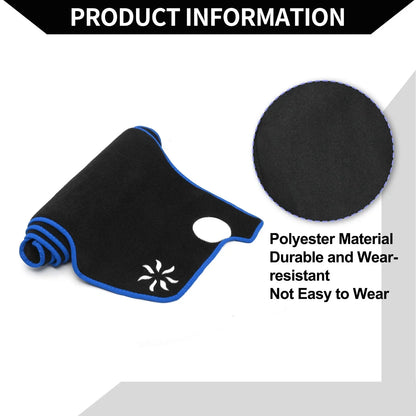 Dashboard Cover Mat for Honda Vezel RV3-RV6 (2021-2024) Black Blue Set