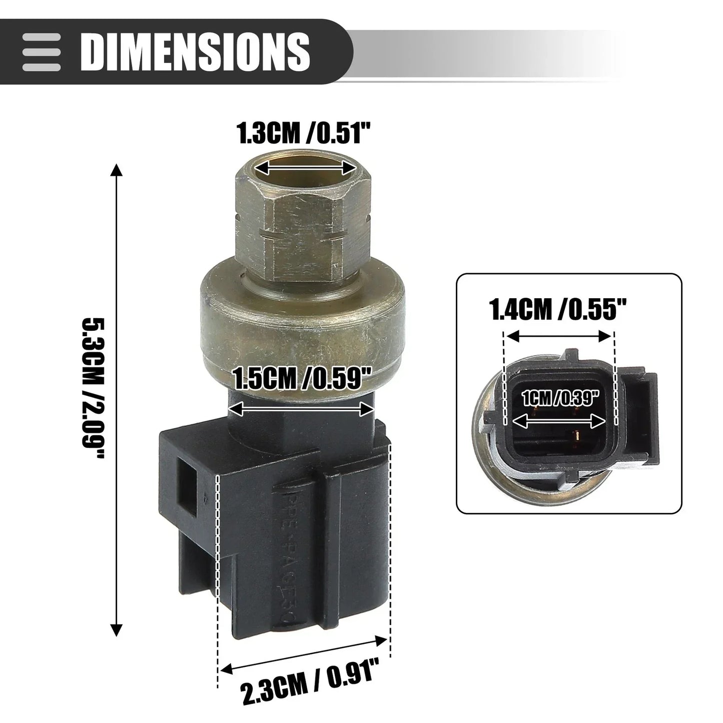 A/C Pressure Transducer Valve for Dodge (2006-2010)