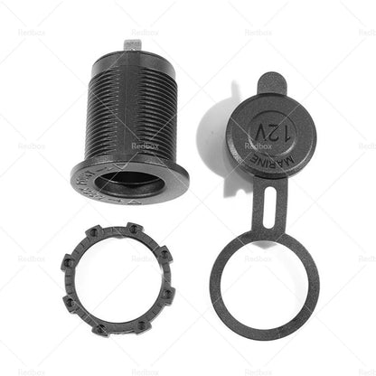 Waterproof 12V  Car Cigarette Lighter USB Charger Power Adapter Outlet