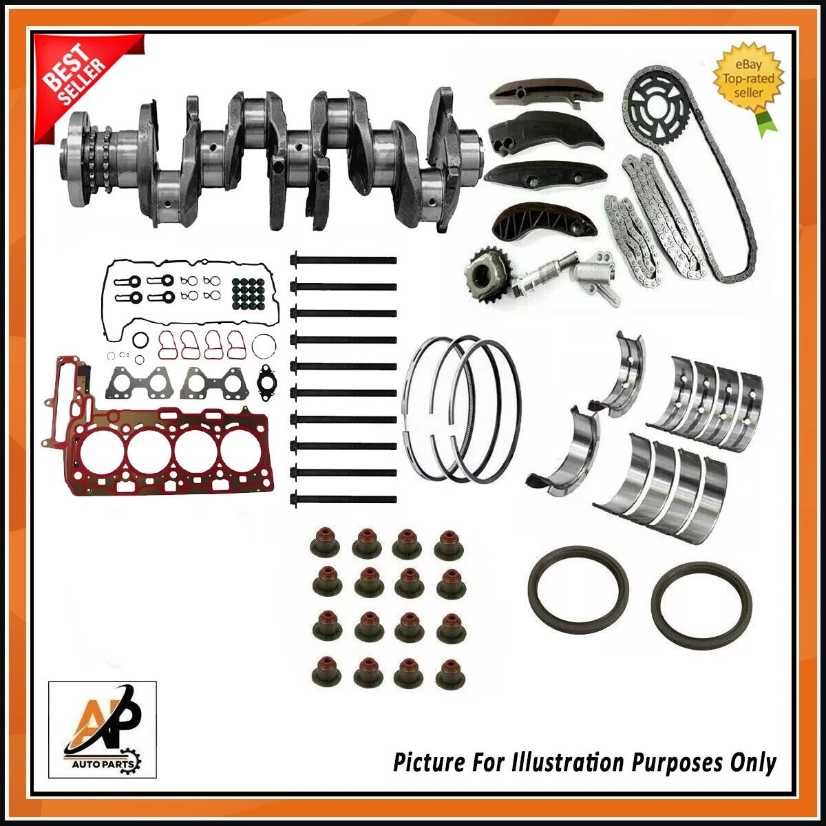 Engine Rebuild Kit with Crankshaft for BMW 2.0 B47 (2014–2019)