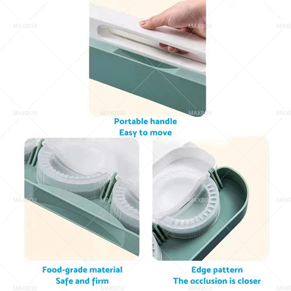 8-in-1 Dumpling Maker Tool for DIY Wrappers & Dough Press