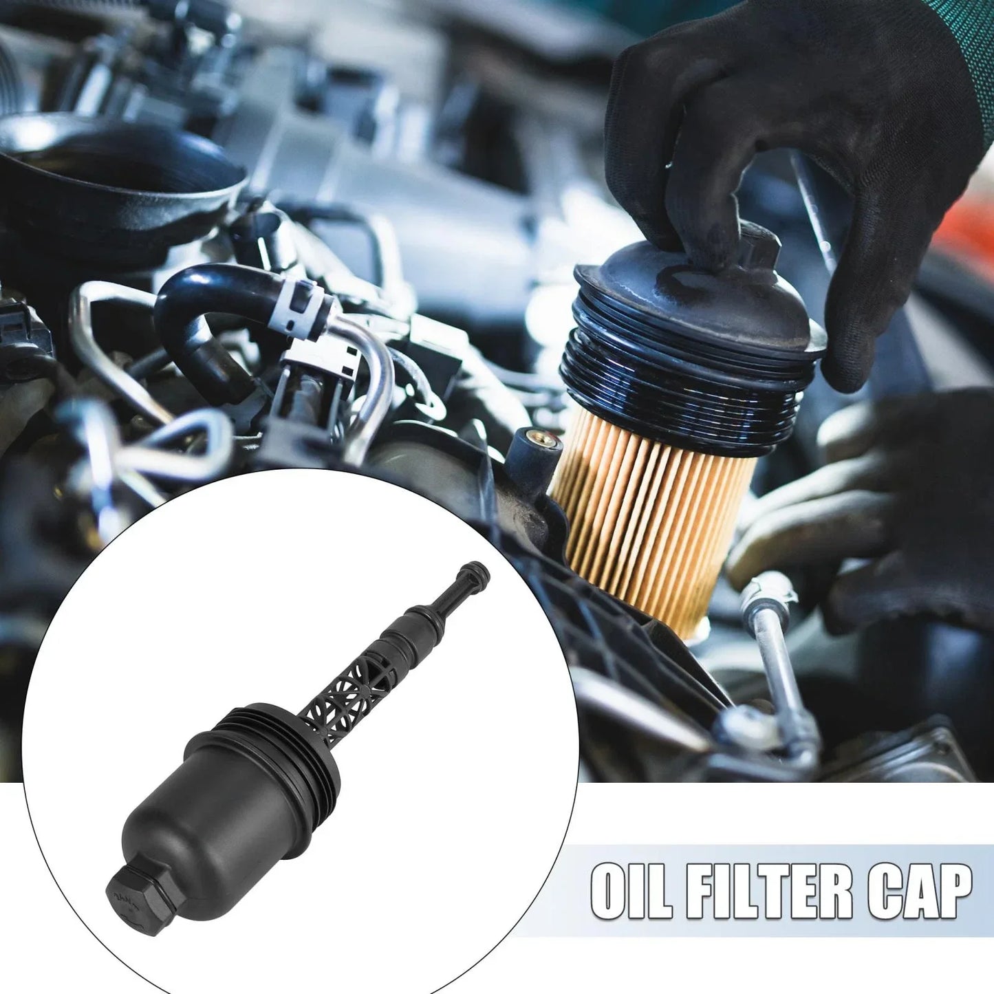 Oil Filter Cap Assembly for Mercedes-Benz C230 (2003-2005)