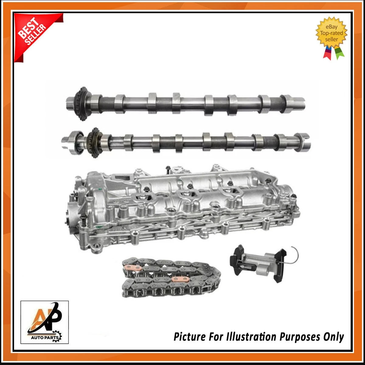 Camshaft Timing Chain Kit with Cam Carrier for Peugeot 1.5 BlueHDi (2012–2018)