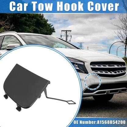 Front Bumper Tow Hook Eye Hole Cover for Mercedes-Benz GLA 250 (2015-2023)