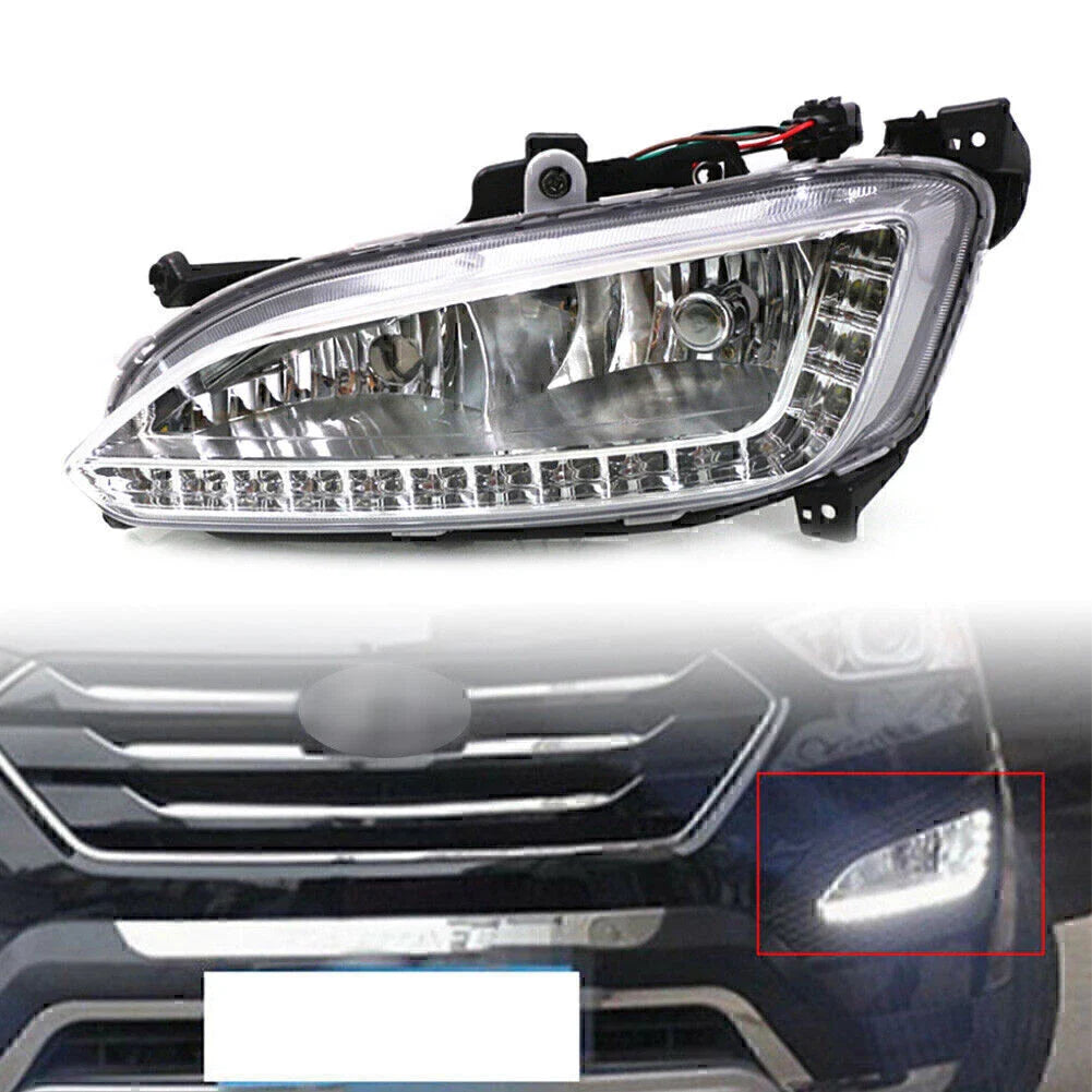 LED DRL Fog Lamps for Hyundai IX45 Santa Fe (2013-2015)
