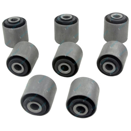 8pce Trailing Arm Rubber Bush Kit for Patrol GQ Y60 GU Y61 Upper & Lower Rear