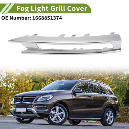 Front Left Fog Light Grill for Mercedes-Benz ML350 (2012-2015)