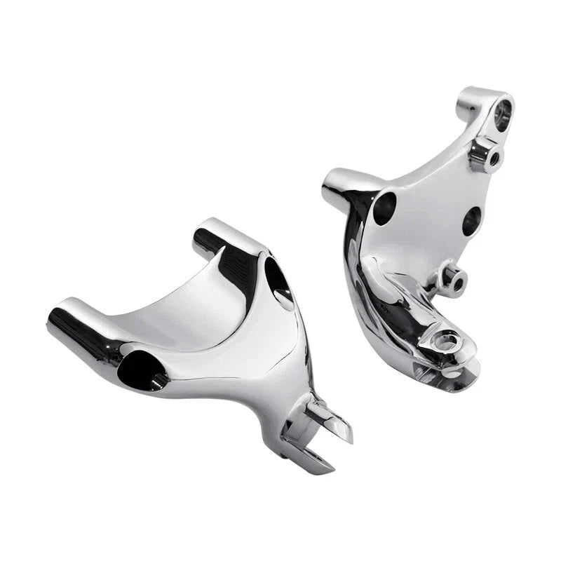 Chrome Passenger Footpegs for Harley Sportster 883 1200 (2014-2022)